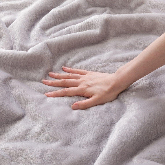 2枚合わせ毛布 セミダブル(Nウォーム グレー A2510) 7枚目画像