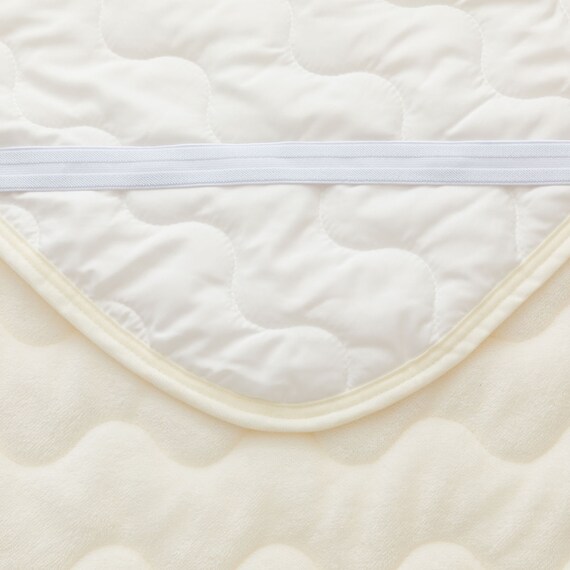 ゴムバンド付き 敷パッド セミダブル(Nウォーム A25 アイボリー) 15枚目画像