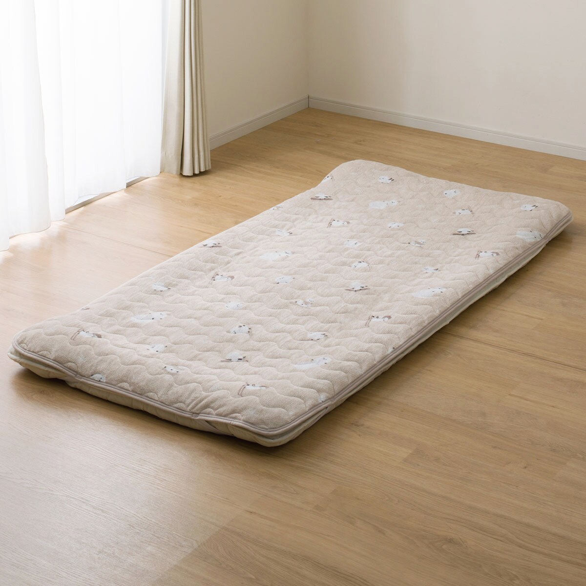 両面使える 敷きパッド シングル(Nウォーム シマエナガ A25) | ニトリ