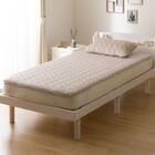 両面使える 敷きパッド セミダブル(Nウォーム モカ A25) 14枚目画像