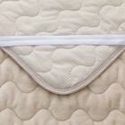 両面使える 敷きパッド セミダブル(Nウォーム モカ A25) 19枚目画像