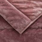 2枚合わせ 毛布 ダブル(NウォームWSP ローズ A25） 15枚目画像