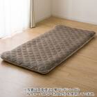 【2点セット】両面使える 敷きパッド  A25  シングル+ピローパッド(NウォームWSP A25 ネイビー) 6枚目画像