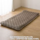 【2点セット】両面使える 敷きパッド A25 シングル+ピローパッド(NウォームWSP A25 ネイビー) 6枚目画像