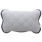 【2点セット】両面使える 敷きパッド A25 シングル+ピローパッド(NウォームWSP A25 ネイビー) 14枚目画像