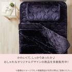 両面使える 敷きパッド ダブル(NウォームWSP ネイビー A25) 12枚目画像