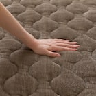 両面使える 敷きパッド セミダブル(NウォームWSP モカ A25) 21枚目画像