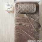 2枚合わせ 毛布 シングル(NウォームWSP モカ A25） 12枚目画像