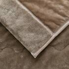 2枚合わせ 毛布 シングル(NウォームWSP モカ A25） 15枚目画像