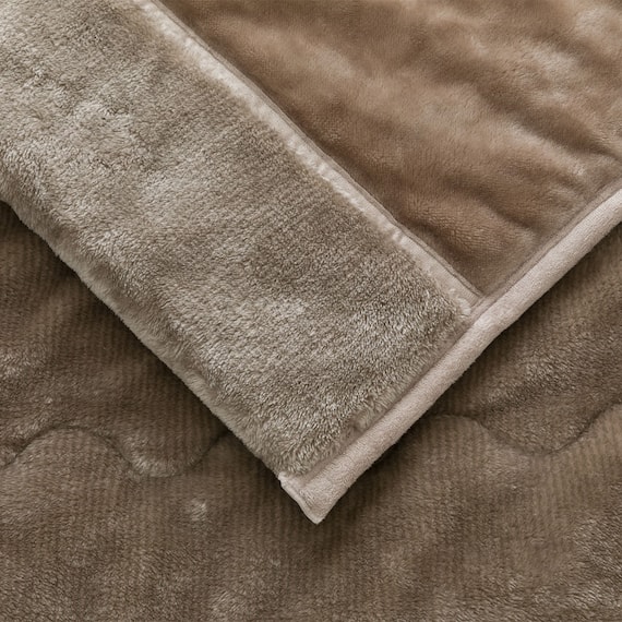 2枚合わせ 毛布 シングル(NウォームWSP モカ A25) 15枚目画像