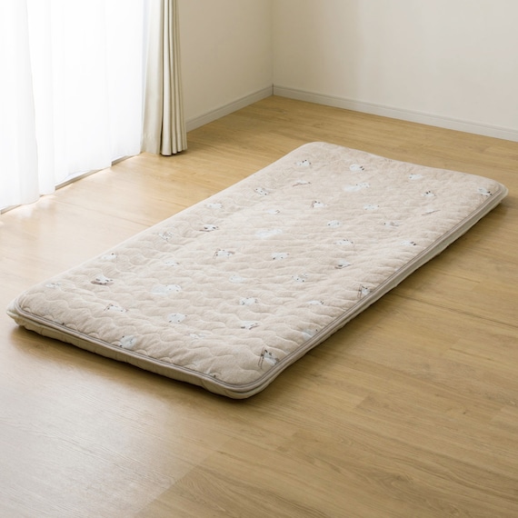 置くだけ簡単 敷きパッド シングル(Nウォーム シマエナガ A25) 11枚目画像