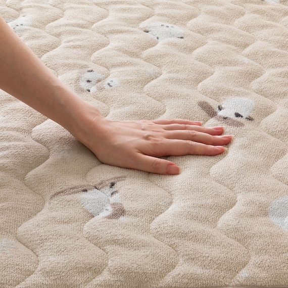 置くだけ簡単 敷きパッド シングル(Nウォーム シマエナガ A25) 15枚目画像