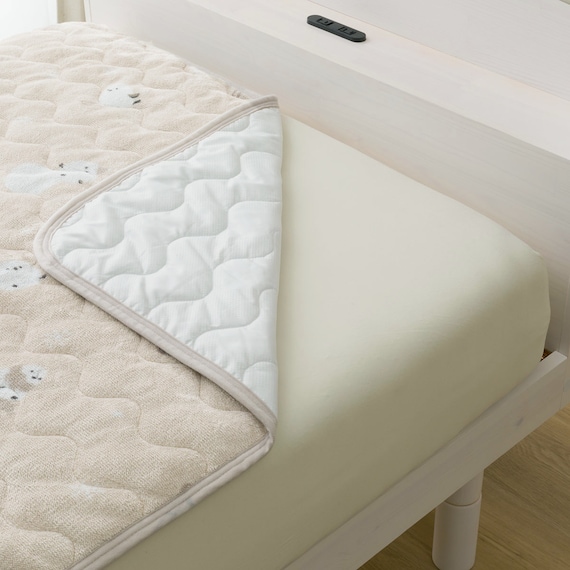 置くだけ簡単 敷きパッド シングル(Nウォーム シマエナガ A25) 16枚目画像