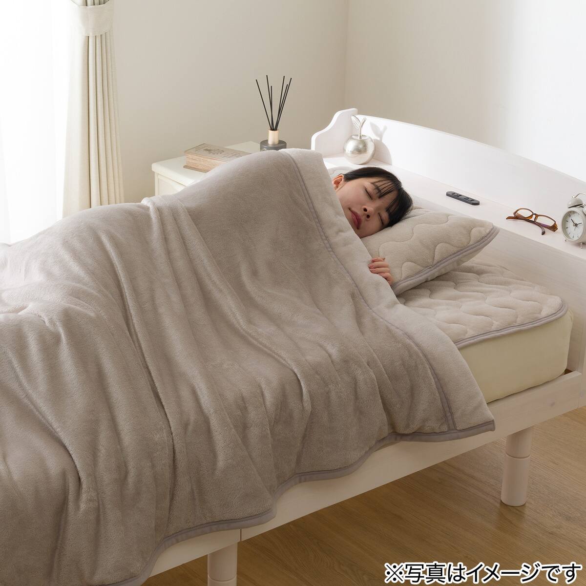 置くだけ簡単 敷きパッド シングル(Nウォーム モカ A25) | ニトリ