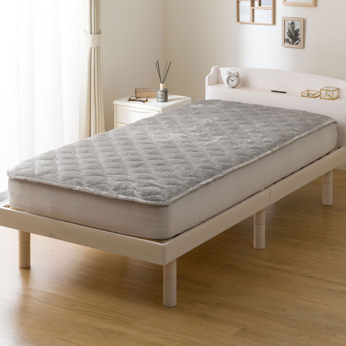 2点セット】両面使える BOXパッド A25 シングル+ピローパッド(N