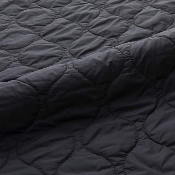 巾着袋付き4wayブランケット(A25 ブラック) 15枚目画像