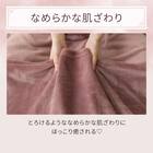 フリル付き毛布 シングル(フリル A25 ローズ) 3枚目画像