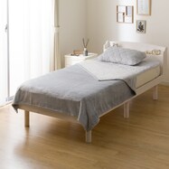 毛布 シングル(なめらかタッチ A25 グレー)