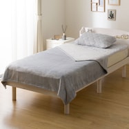 毛布 シングル(なめらかタッチ A25 グレー)