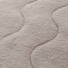 両面使える 敷きパッド セミダブル(ふわふわワッフル A25 モカ) 10枚目画像