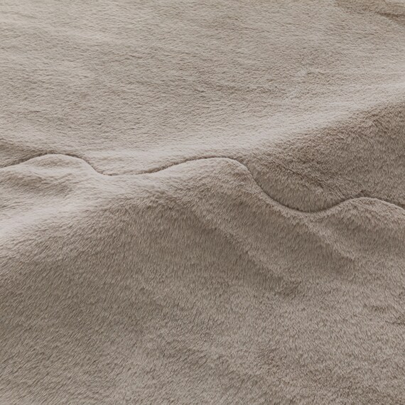 2枚合わせ 毛布 ダブル(ふわふわワッフル A25 モカ) 9枚目画像