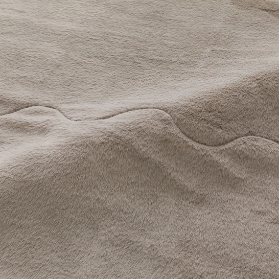 2枚合わせ 毛布 ダブル(ふわふわワッフル A25 モカ) 9枚目画像