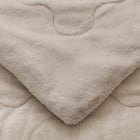 2枚合わせ 毛布 ダブル(ふわふわワッフル A25 モカ) 10枚目画像