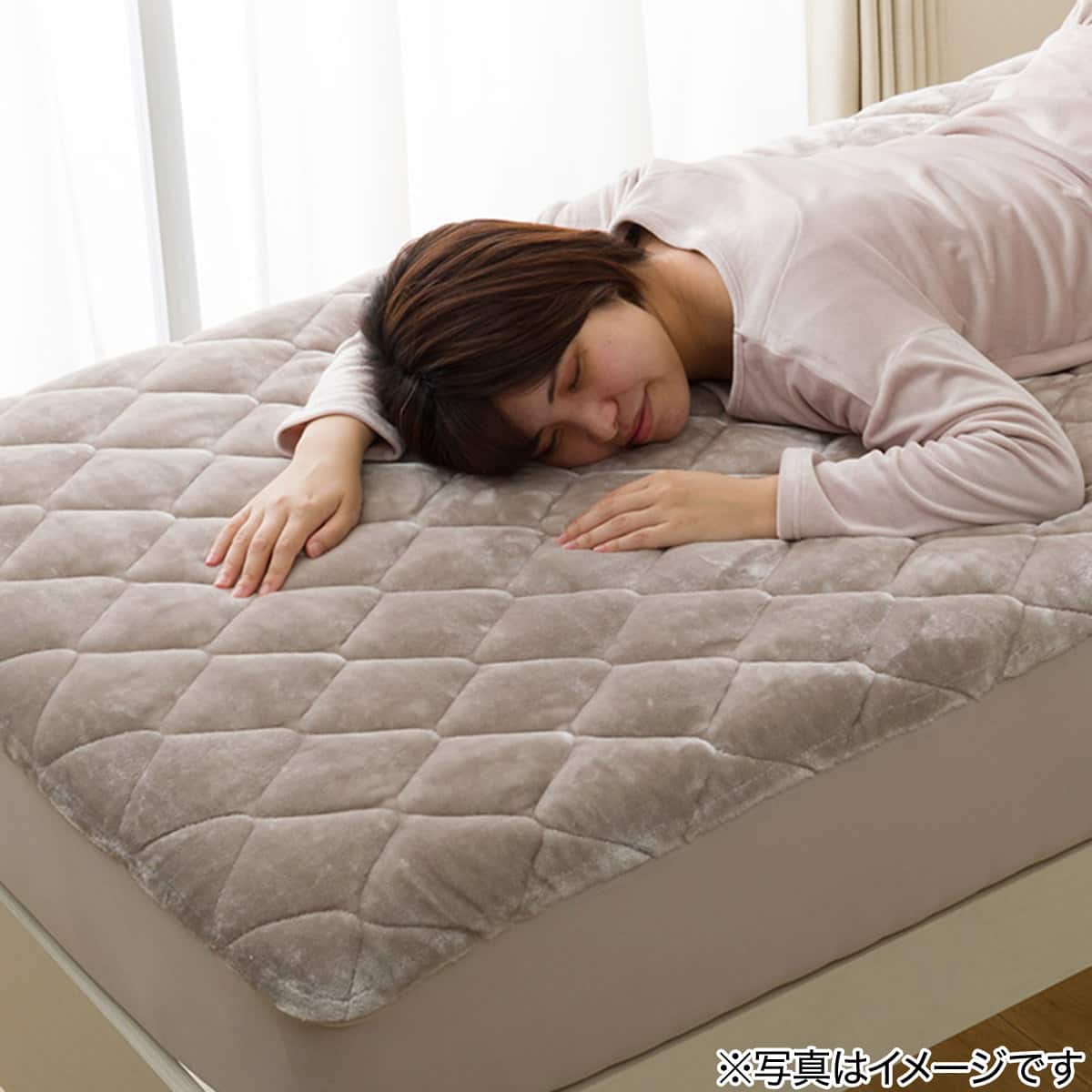 超保湿 静電気が起きにくい しっとり BOXパッド シングル(Nモイスト