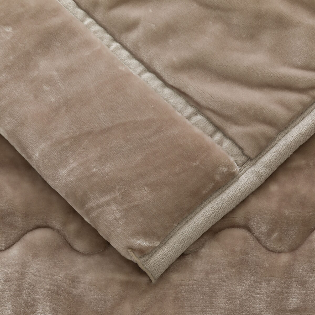 超保湿 静電気が起きにくい しっとり 2枚合わせ毛布 ダブル(Nモイスト