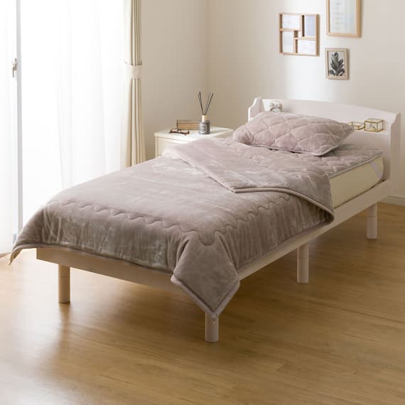 超保湿 静電気が起きにくい しっとり ピローパッド(Nモイスト A25 グレイッシュローズ)【ネット特別商品】 9枚目画像