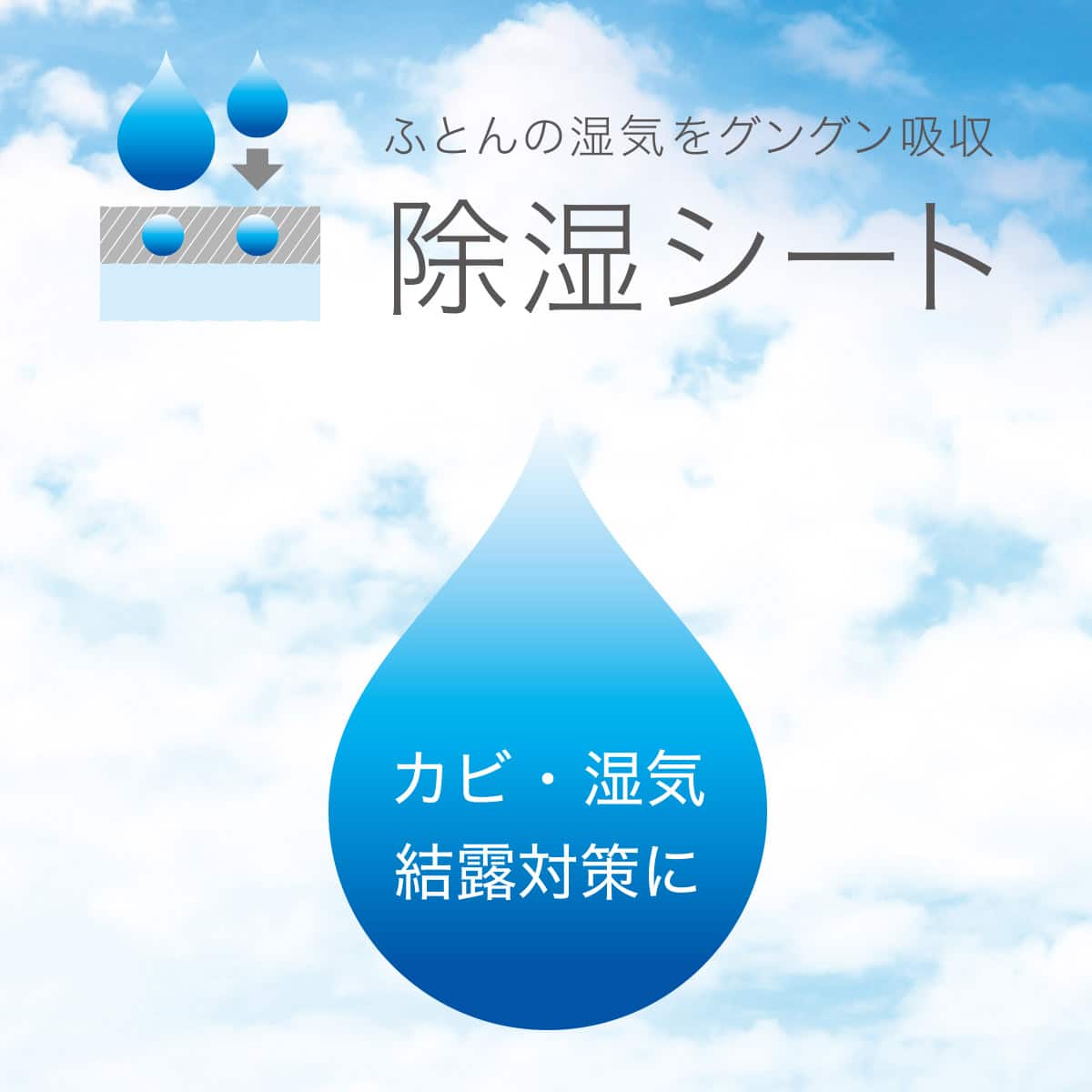 除湿シート ダブル(T4 GY D) | ニトリネット【公式】 家具・インテリア通販