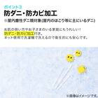 珪藻土・備長炭入り洗える除湿シート セミダブル(ブルー T5) 11枚目画像