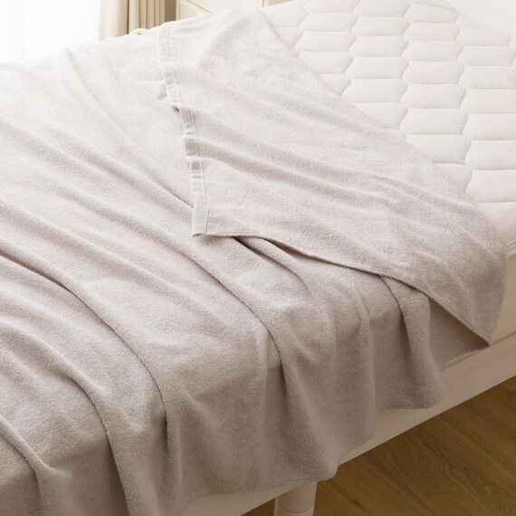 タオルケット ダブル(オーガニックコットン混 OG2 T01 モカ)【ネット特別商品】 8枚目画像