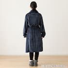 すっぽり収納 着る毛布(NウォームWSPエリ付きミドルNV) 10枚目画像