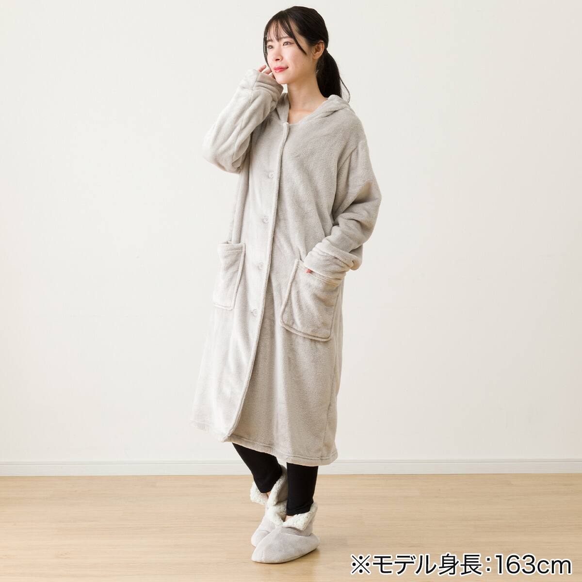 すっぽり収納 着る毛布(NウォームWSPフード付きミドルLMO) | ニトリ