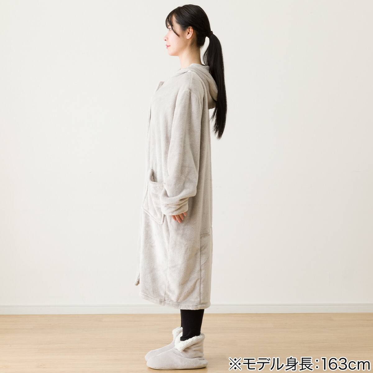 すっぽり収納 着る毛布(NウォームWSPフード付きミドルLMO) | ニトリ