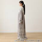 すっぽり収納 着る毛布(Nウォーム RネックロングLGY L) 8枚目画像
