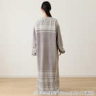 すっぽり収納 着る毛布(Nウォーム RネックロングLGY L) 9枚目画像