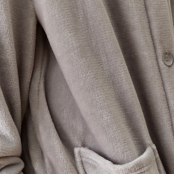 すっぽり収納 着る毛布(Nウォーム RネックロングLGY L) 12枚目画像