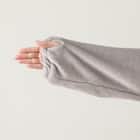 すっぽり収納 着る毛布(Nウォーム RネックロングLGY L) 13枚目画像