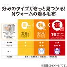 すっぽり収納 着る毛布(NウォームSPフード付きロングDGYLKR) 3枚目画像