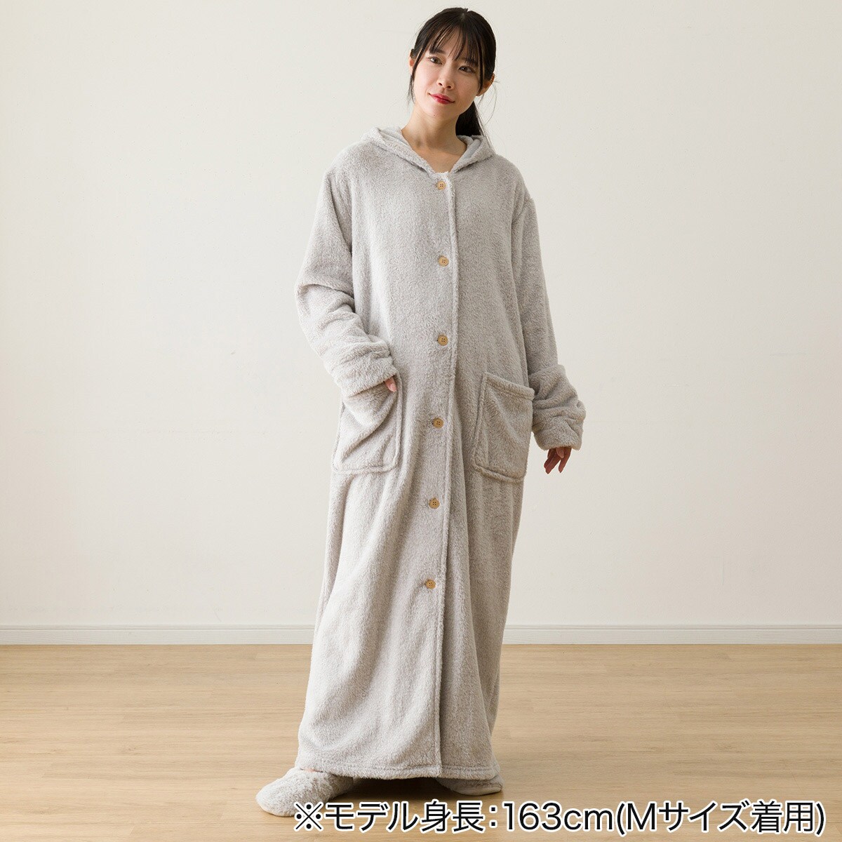 すっぽり収納 着る毛布(NウォームSPフード付きロングLMO L) | ニトリ