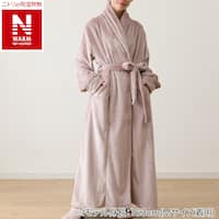 すっぽり収納 着る毛布(NウォームWSPエリ付きロングRO S)