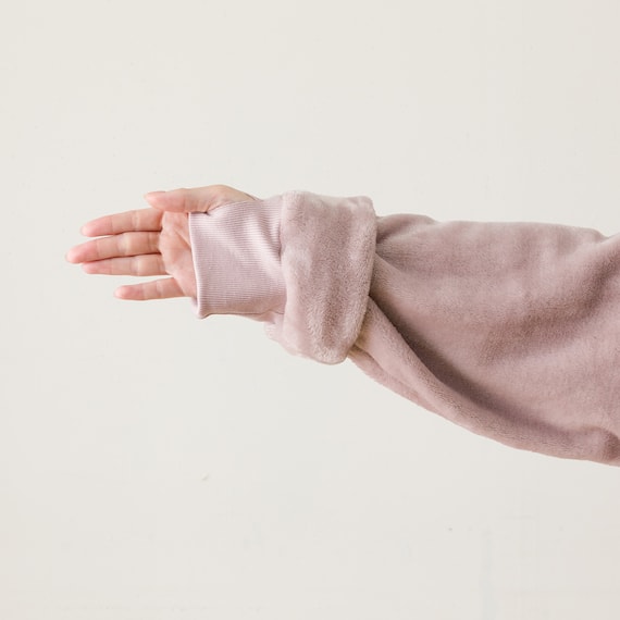 すっぽり収納 着る毛布(NウォームWSPエリ付きロングRO M) 15枚目画像