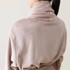 すっぽり収納 着る毛布(NウォームWSPエリ付きロングRO M) 16枚目画像