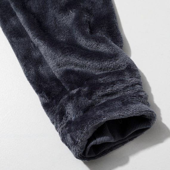 MEN着る毛布パジャマセット(NウォームWSPneNV L) 5枚目画像