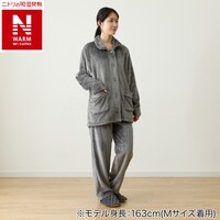 WOMEN着る毛布パジャマセット(NウォームWSPDGYL)