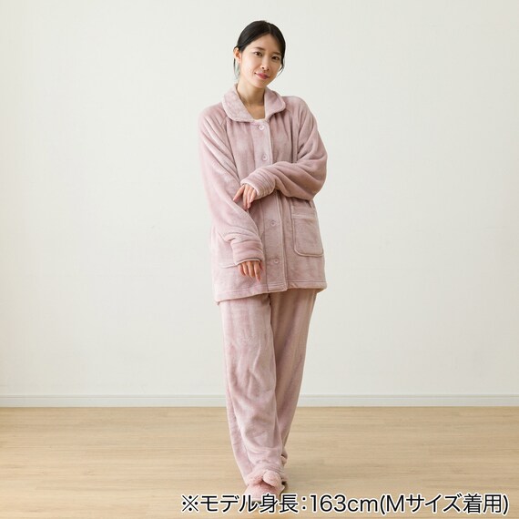 WOMEN着る毛布パジャマセット(NウォームWSPRO L) 4枚目画像