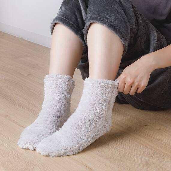 着る毛布 ゆる履きソックス(NウォームSPMO2325M) 7枚目画像