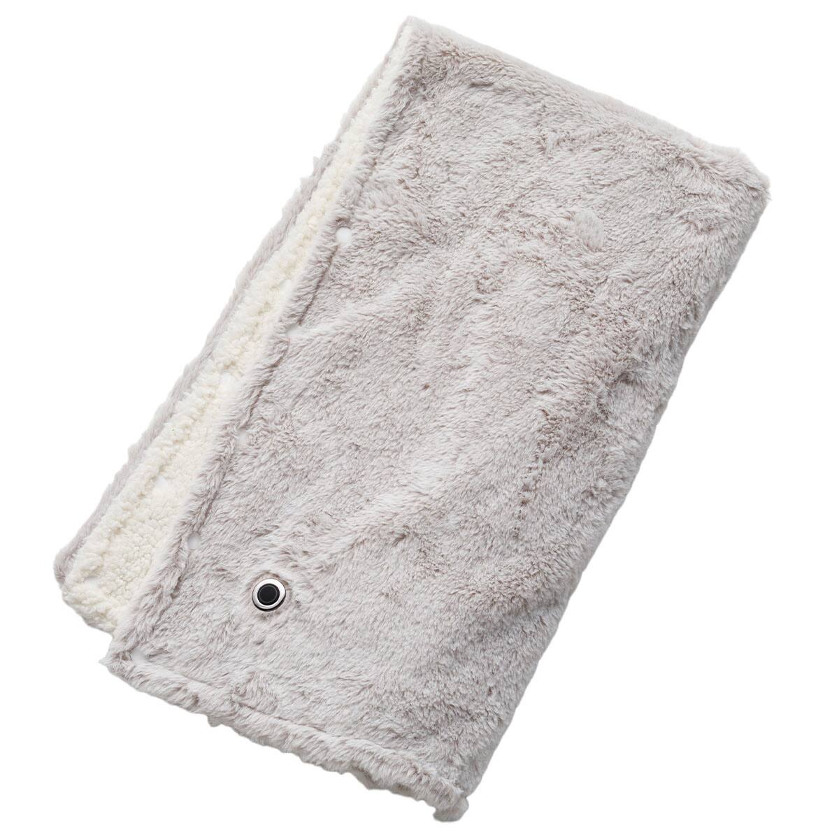 洗えるUSB給電式4WAYブランケット(Nウォーム ラビットタッチLMO